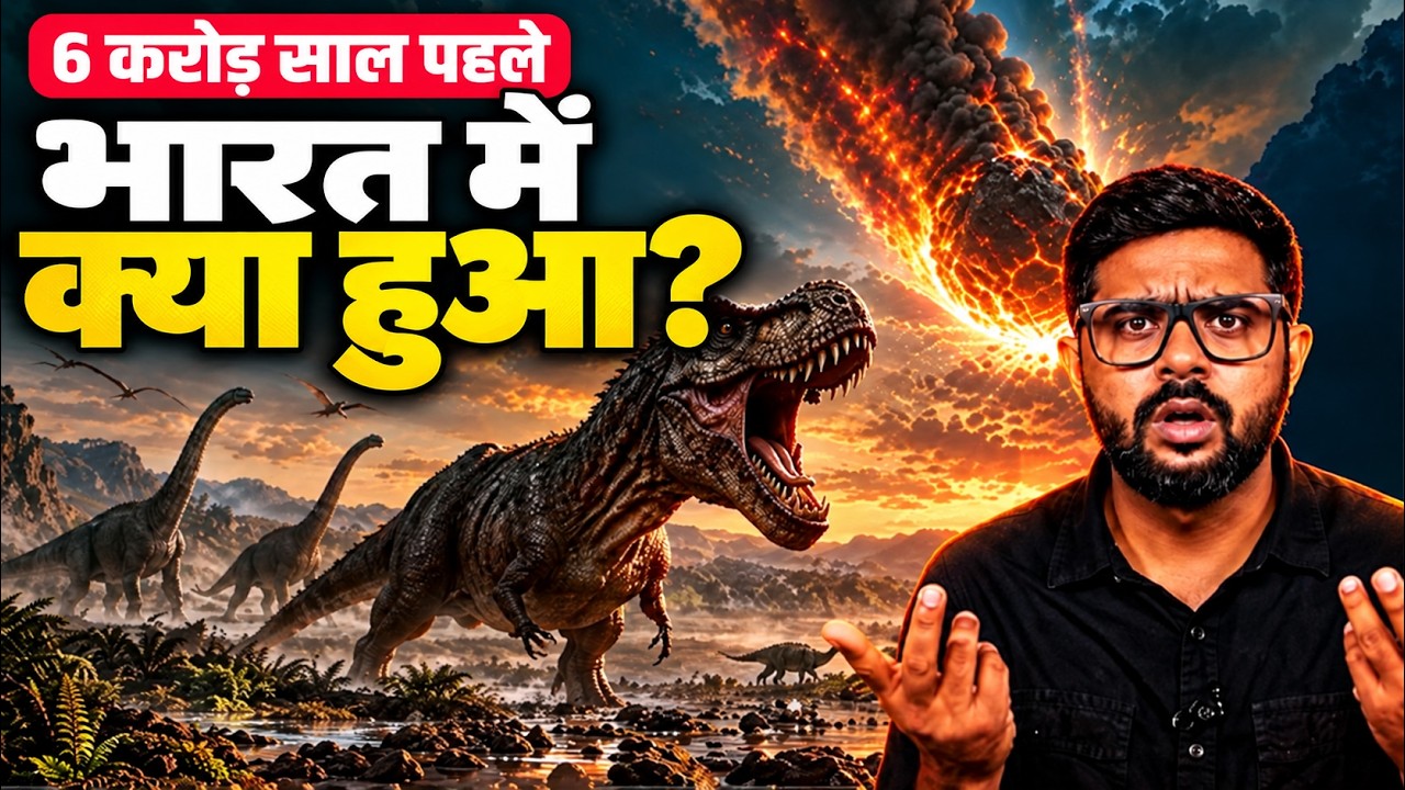 Dinosaur के मौत के समय भारत में क्या हो रहा था? | How Did Dinosaurs Go Extinct?