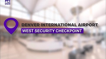 DEN West Security Checkpoint