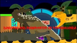 Dinocroc And Supergator Vs Piranhaconda