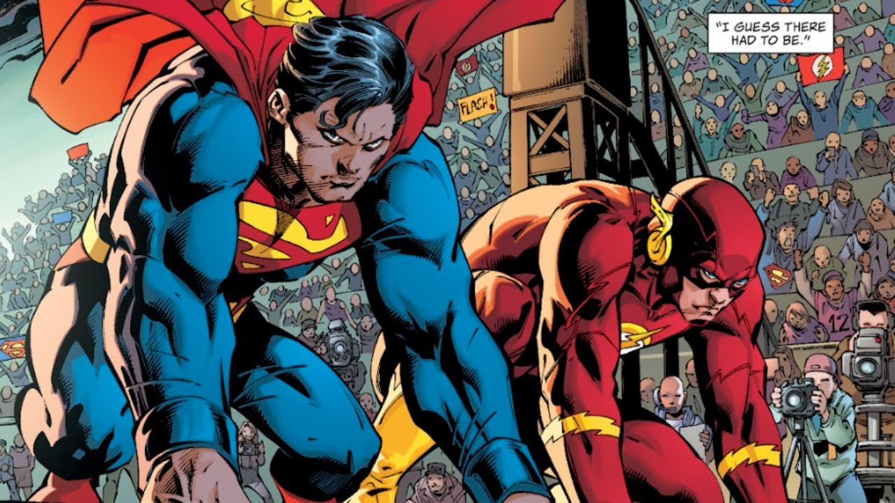 Superman Races The Flash - YouTube