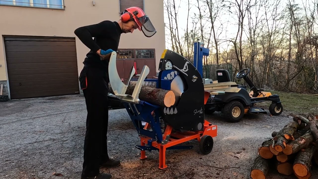 combinata taglia e spacca legna usata