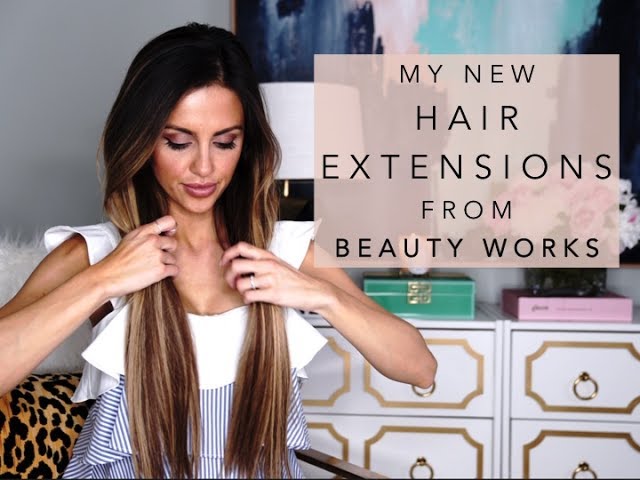 MY NEW HAIR EXTENSIONS | BEAUTY WORKS | Mia Mia Mine - YouTube