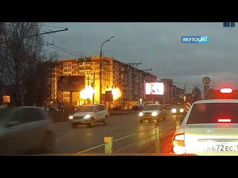 Взрыв газа в жилом доме Ижевска попал на видео