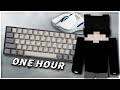 1 hour of uncut keyboard & mouse sounds asmr v2 // hypixel bedwars