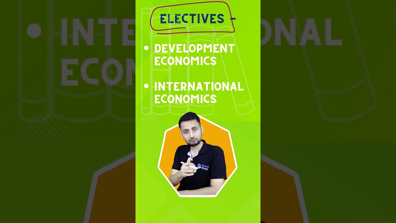 Subjects of BA Economics in India 