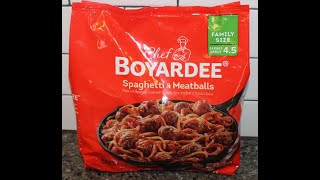 Chef Boyardee Frozen Meal: Spaghetti & Meatballs Review