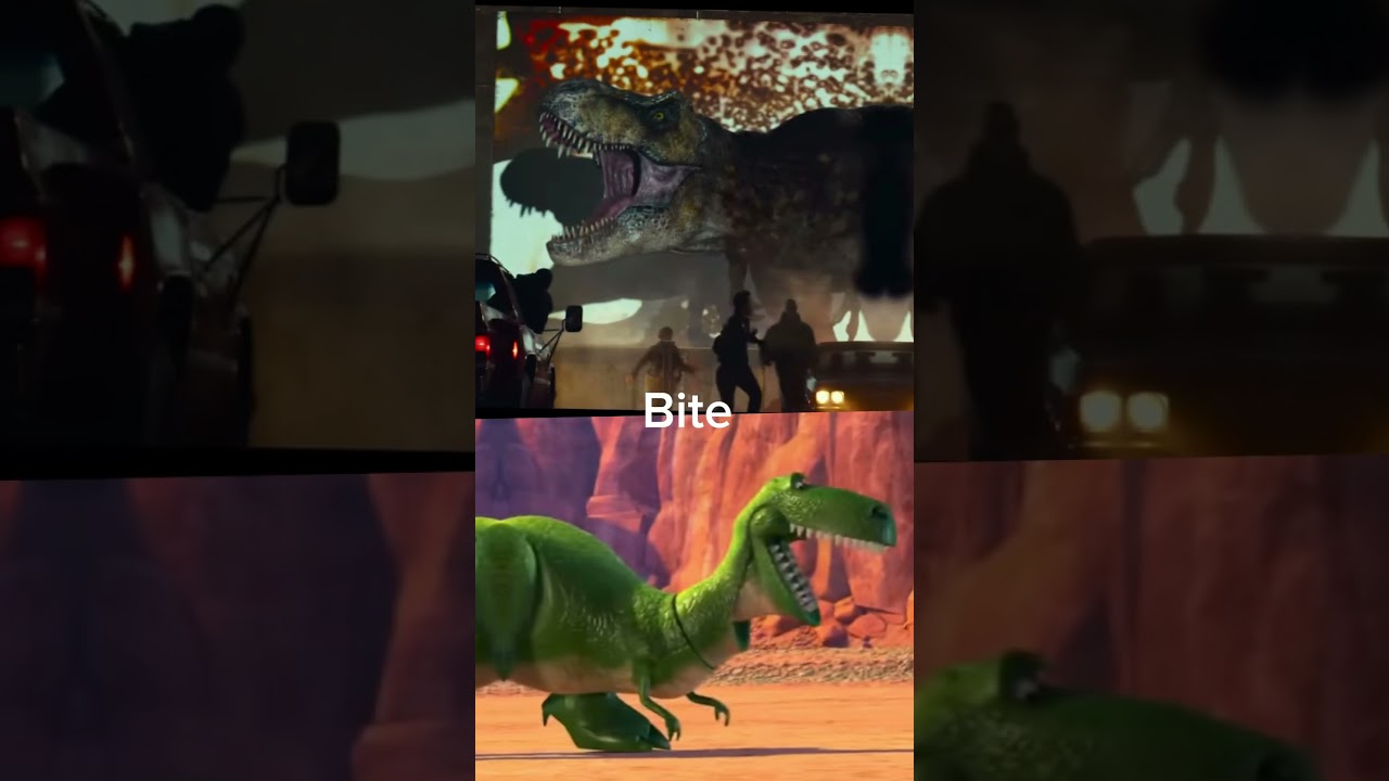Rex toy story vs rexy