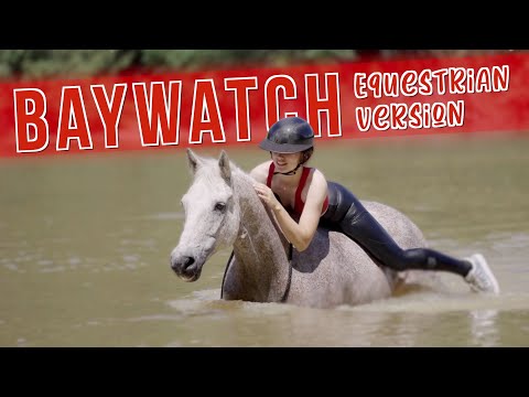 BAIGNADE AVEC MON PONEY (version Alerte à Malibu) 🔥