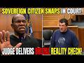 Sovereign Citizen SHOCKS Court as Arrogant Pro  Defendant SNAPS Judge Delivers BRUTAL Reality Check