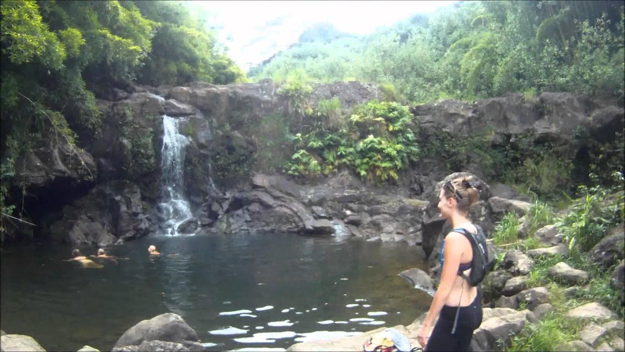 Gopro: Two girls hiking in Hawaii's Bamboo Forest - YouTube