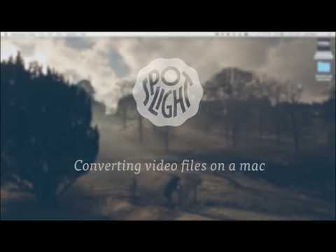 How to convert a video file on a mac