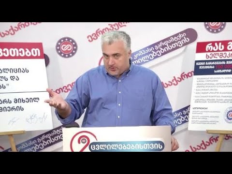 დროულად გააკეთეთ განმარტება - კაპანაძე „ევროპული საქართველოს“ ვიდეოკლიპის გაშევაბაზე