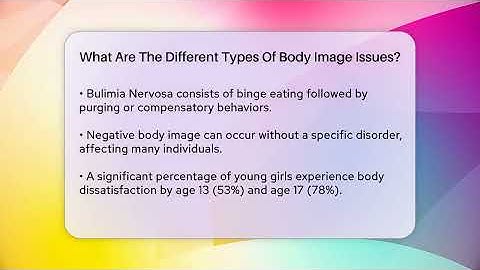 What Are The Different Types Of Body Image Issues? - Inside Body Image