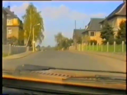 Fahrt durch Grimma April 1991 Teil 1