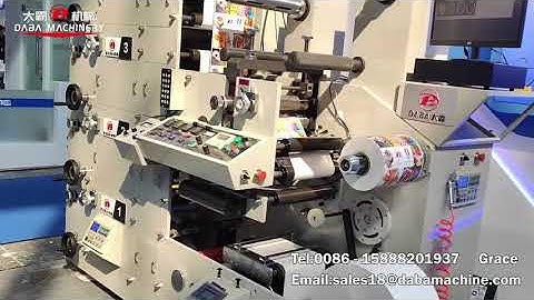 DABA 4 color flexo printing machine