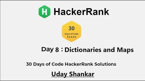 Day 8: Dictionaries and maps || code solution Hacker Rank 30 days of code in C++