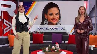 Jessica Carrillo Look Burgundy Faux-Leather Jacket & Matching Trousers