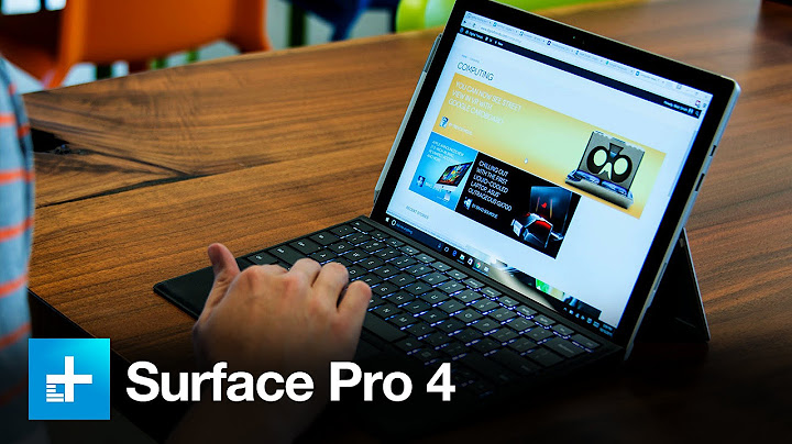 Microsoft surface pro 4 laptop review năm 2024