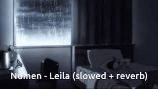 Numen - Leila with Rain (slowed + reverb) (Cover Jah Khalib)