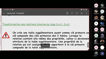 8- Bases de Données : Passage du MCD vers le MLD