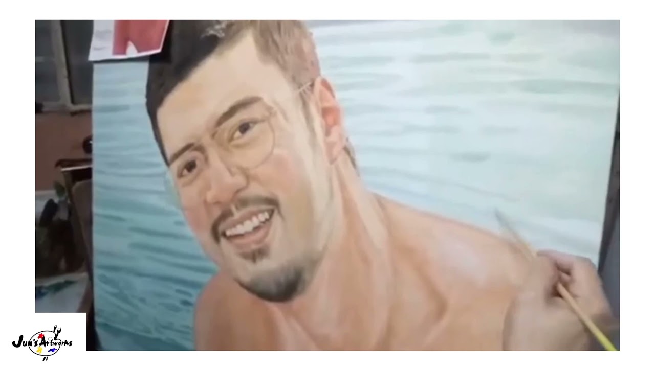 "A short documentation video of oil painting portrait the Father and the Son" ✍🏻