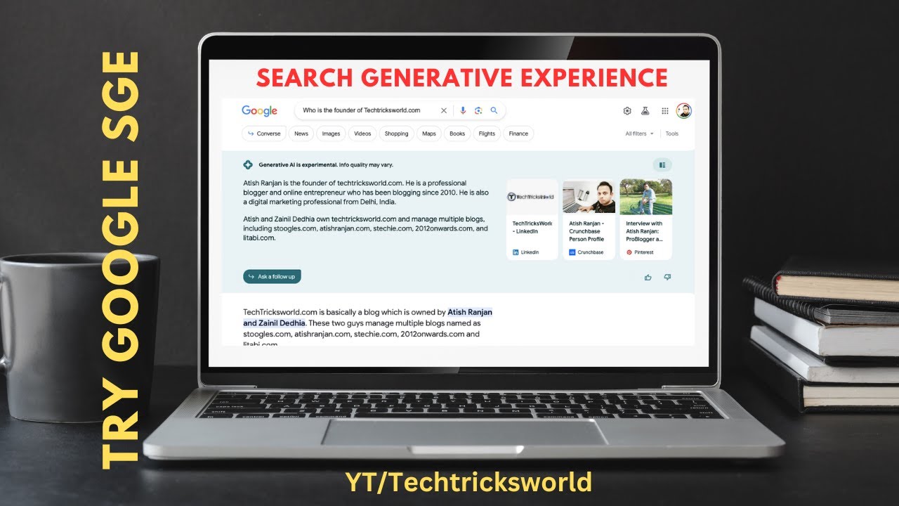 Google SGE (Search Generative Experience)! How to Join the Waitlist ...