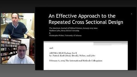 Matthew Lebo, "An Effective Approach to the Repeated Cross-Sectional Design"