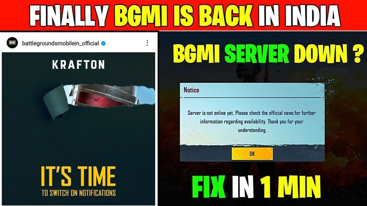 BGMI SERVER IS NOT ONLINE YET 😱 PROBLEM SOLVE ! BGMI SERVER PERMANENTLY ...