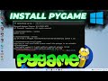 How To Install PyGame on Windows - Successfully