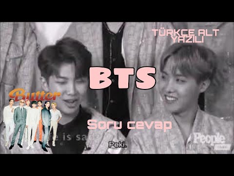 BTS SORU CEVAP  [Türkçe alt yazılı]