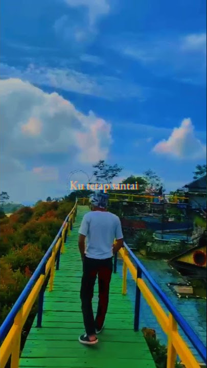 saung biru gunung karang #pandeglang #shorts #trending