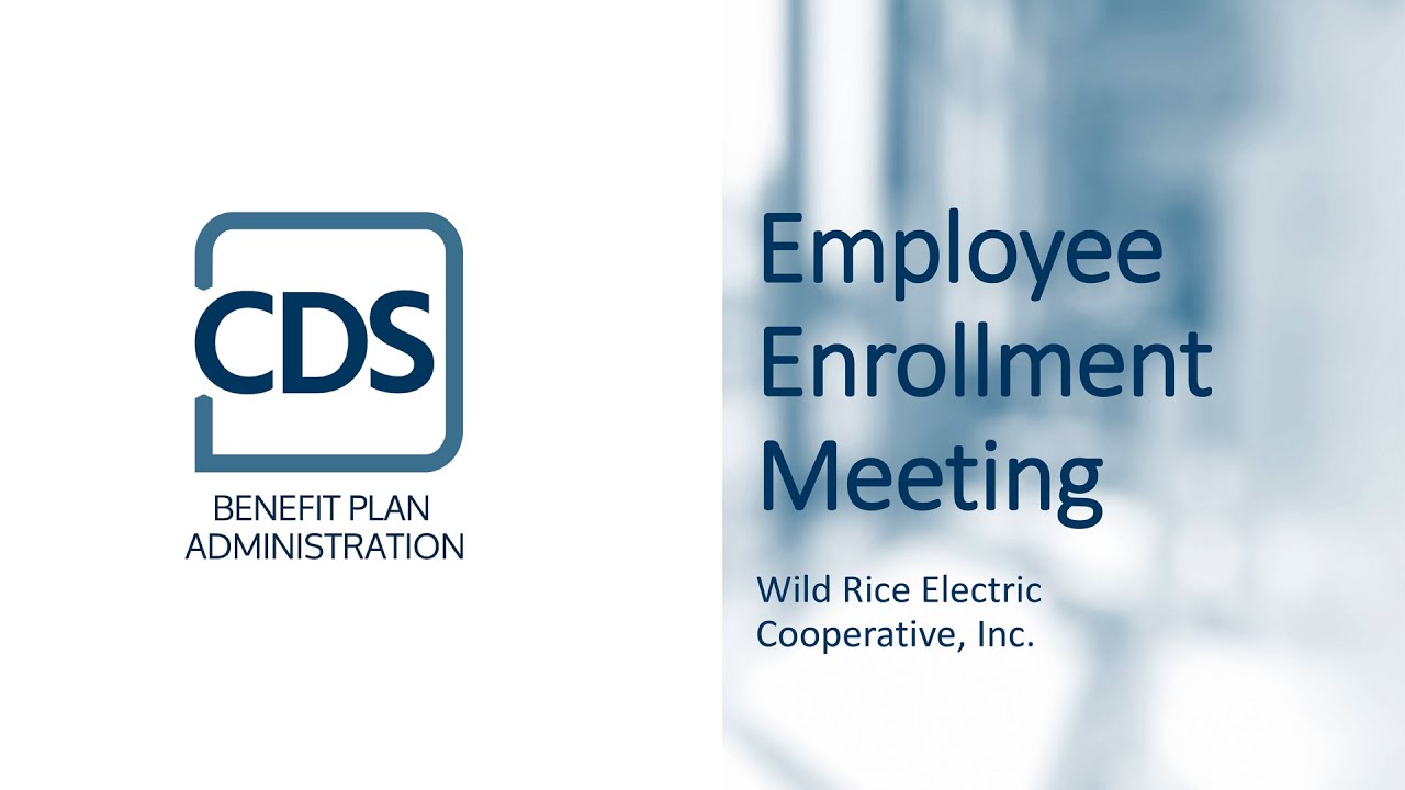Wild Rice Electric Cooperative Open Enrollment YouTube