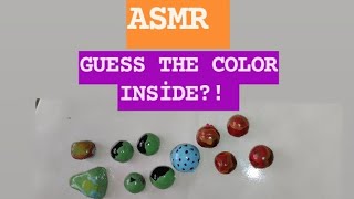 Rahatlatıcı Video - Asmr Guess the color Inside! - Slime clay and Playdough video #asmr