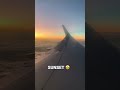 Sunset Over Florida 🤩🌅 #SubscribeForMore #Sunset #Florida #PlaneWindowViews