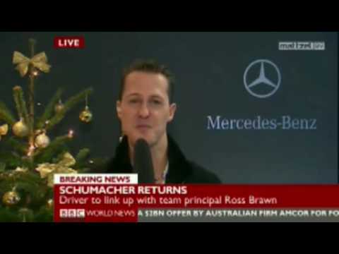 Michael Schumacher, Ross Brawn and McLaren team up for the F1 2010 season