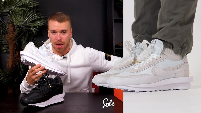 Succes Denemarken warmte Sacai x Nike LDWaffle "White Nylon": Review & On-Feet - YouTube