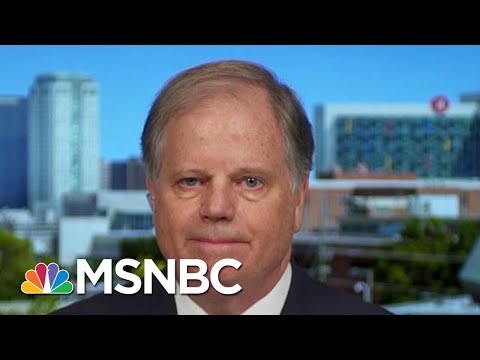 Sen. Doug Jones: Mike Bloomberg Dropping Out 'Extra Boost' For Biden | Hallie Jackson | MSNBC