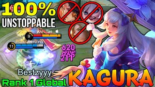 100% Unstoppable Kagura Deadly Midlaner - Top 1 Global Kagura by Bestzyyy. - Mobile Legends