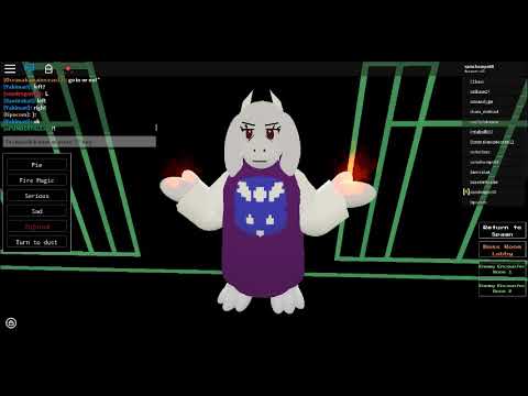 Good Bye Toriel Undertale Song Rp Roblox Youtube - roblox undertale rp the flying sannes youtube