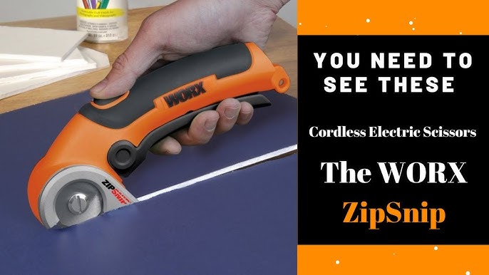Worx ZipSnip 4V Cordless Rechargeable Stainless Steel Scissors