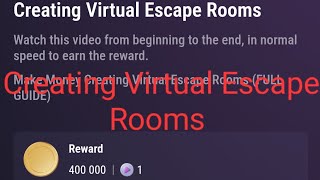 Creating Virtual Escape Rooms | Tapswap Code | Make Money Creating Virtual Escape Rooms