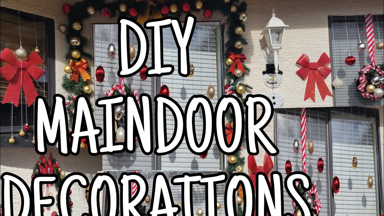 diydecorations Outdoor Christmas decorations YouTube