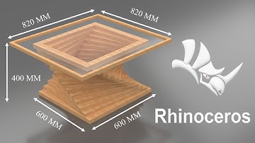 Rhino Tutorial | Furniture Design - Twist Table Modeling
