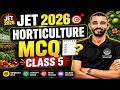 Horticulture MCQ Class-5| Jet/CUET Agriculture Important Questions | Jet Agriculture Classes 2026