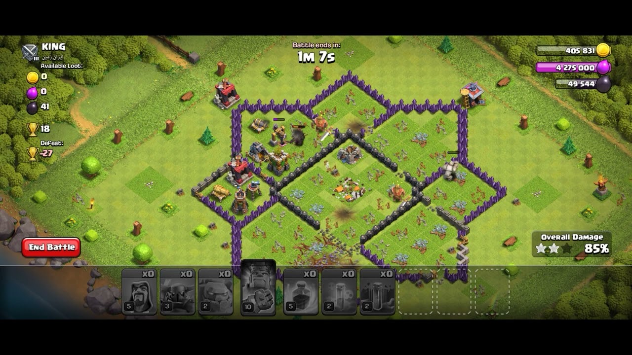 How to 3 star this type of base easily,,,TH8 gowipe attack strategy,,,🔥