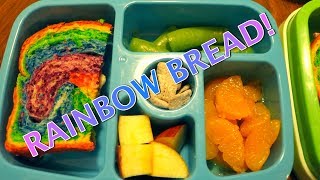 KIDS SCHOOL LUNCH IDEAS 🌈WE HAVE RAINBOW BREAD!🌈