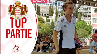 Epoustouflant 👍 Après poules ITALIE vs FRANCE : International féminin doublette pétanque Monaco 2022