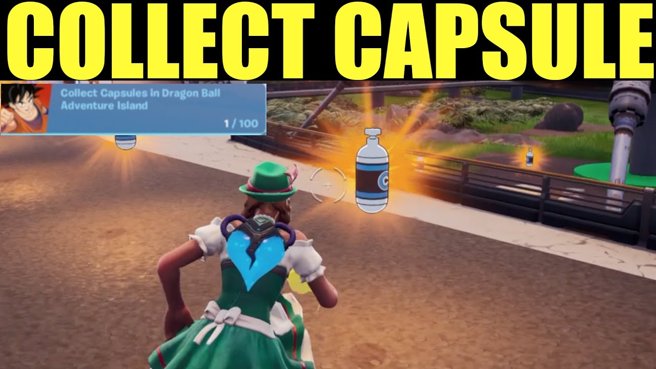 collect capsules in dragon ball adventure island - Fortnite (Dragon ball adventure island location)