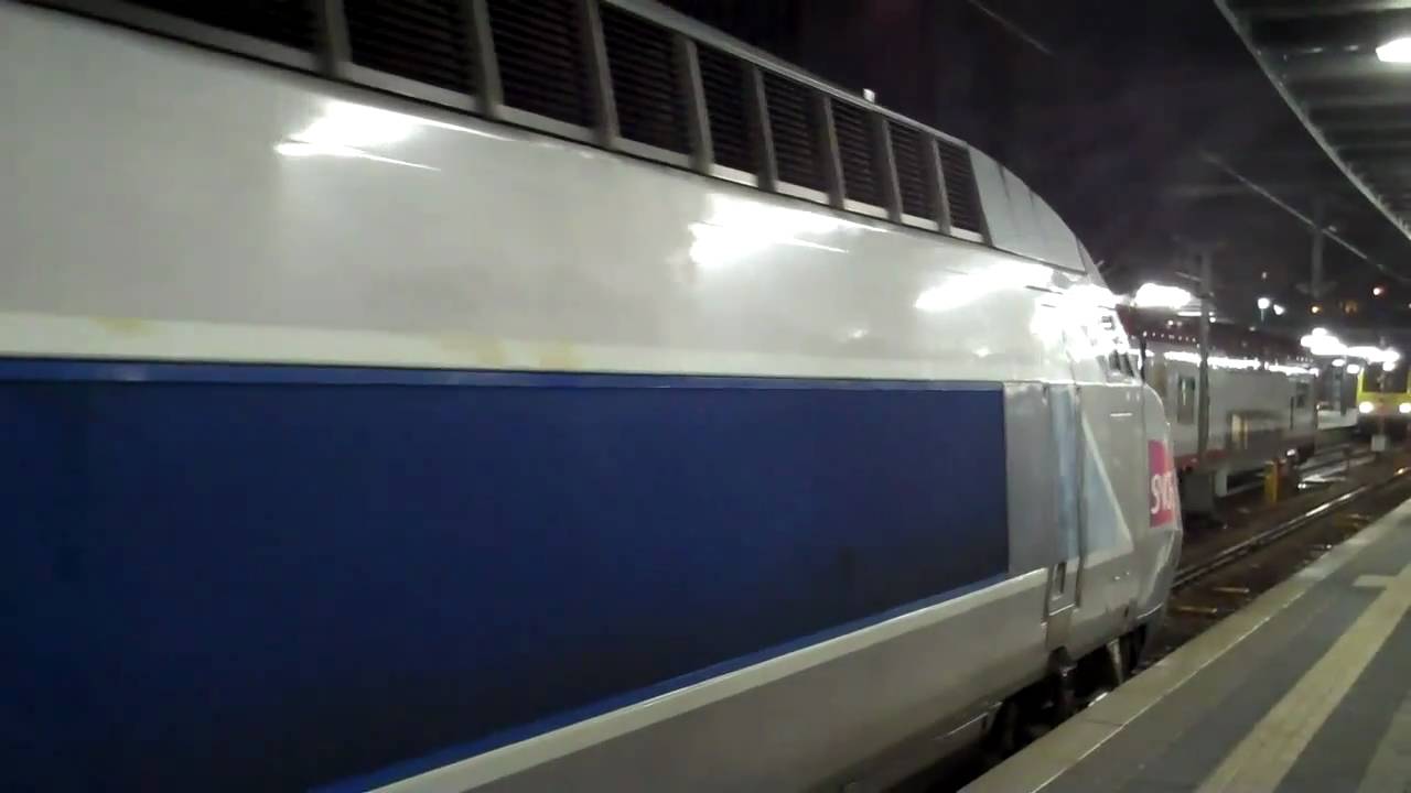 TGV [Train à Grande Vitesse] Luxembourg (L) to Paris (F) - YouTube