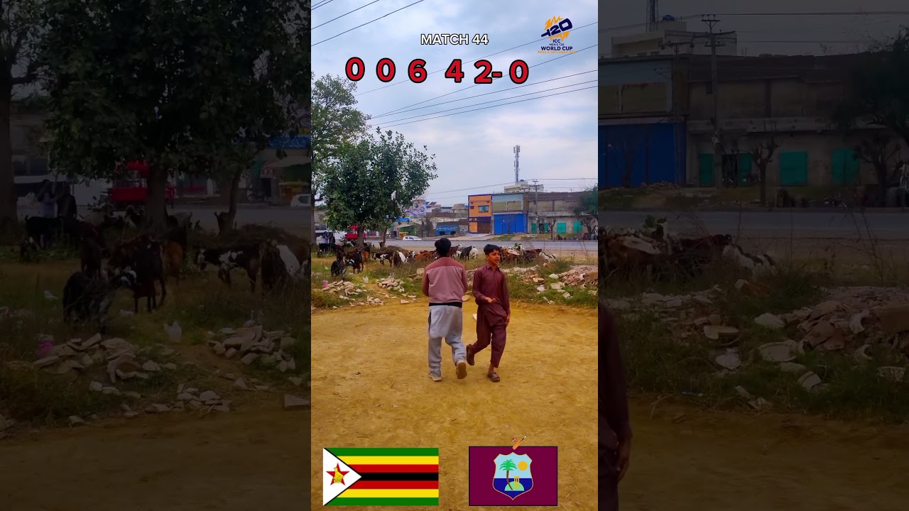 Zimbabwe vs West Indies Match 44 SUPER 8 T20 WORLD CUP 2026